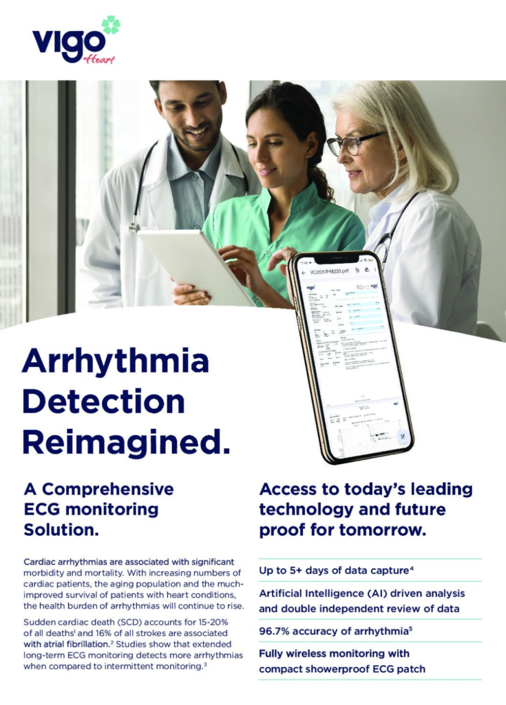 Vigo Heart Monitoring Service Flyer